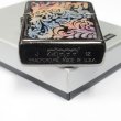 Photo5: Outlet Zippo Hologram Arabesque 0000/1000 Black Etching Japan Limited Oil Lighter (5)