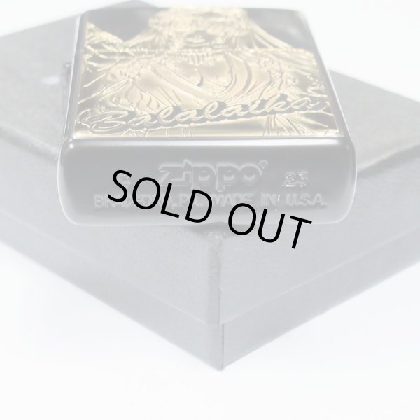Photo4: Zippo BLACK LAGOON 20th Anniversary Limited Balalaika Matte Black Gold Etching Japanese Anime Japan Oil Lighter (4)