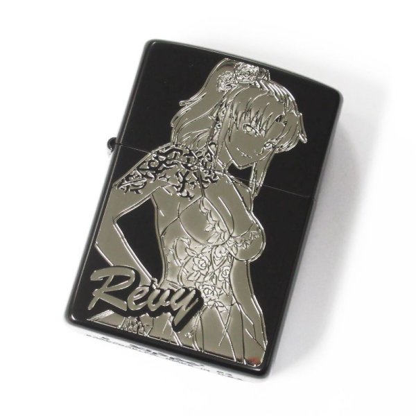 Photo1: Zippo BLACK LAGOON 20th Anniversary Limited Revy Matte Black Silver Etching Japanese Anime Japan Oil Lighter (1)