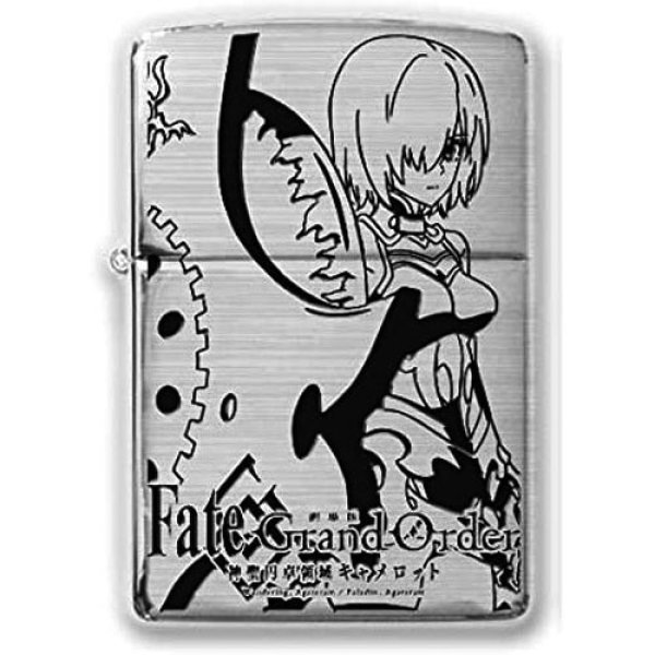 Photo1: Zippo Fate/Grand Order THE MOVIE Divine Realm of the Round Table Camelot Etching Oxidized Silver Japan Limited Oil Lighter (1)