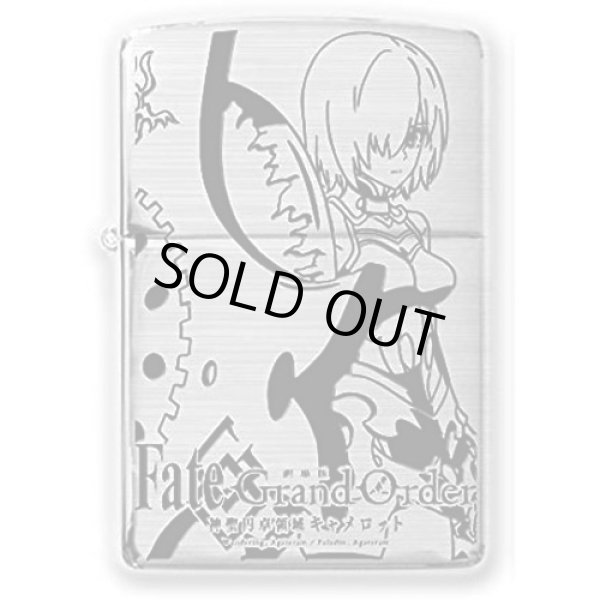 Photo1: Zippo Fate/Grand Order THE MOVIE Divine Realm of the Round Table Camelot Etching Oxidized Silver Japan Limited Oil Lighter (1)