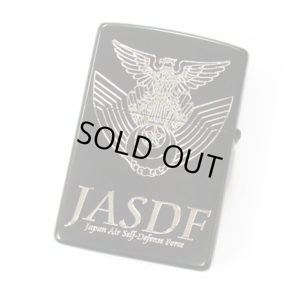 Photo2: Zippo Japan Air Self-Defense Force Tactical Fighter Training Group Matte Black Silver Plating Japan Limited Oil Lighter (2)