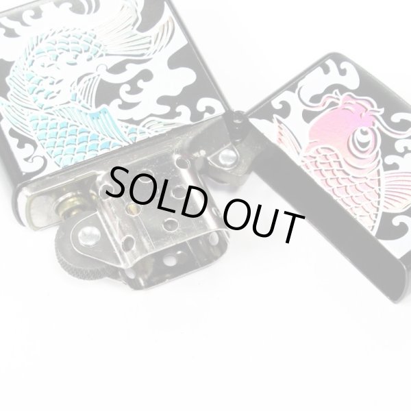 Photo5: Zippo Holographic Rainbow Carp 7 Color Beautiful Japanese Koi Japan Limited Oil Lighter (5)