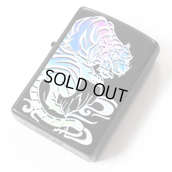 Photo2: Zippo Tiger Holographic Rainbow Beautiful 7 Color Japanese Tora Japan LimitedOil Lighter (2)