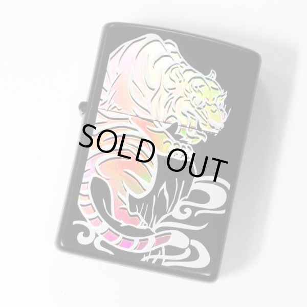 Photo3: Zippo Tiger Holographic Rainbow Beautiful 7 Color Japanese Tora Japan LimitedOil Lighter (3)