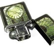 Photo3: Zippo Antique Sundial Wood Inlay Oxidized Brass Both Sides Etching Japan Limited Oil Lighter (3)