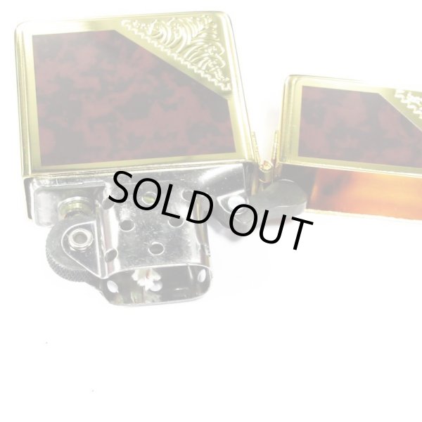 Photo3: Zippo 1935 Replica Venetian Design Both Sides Etching Gold Plating Japan Limited Oil Lighter (3)
