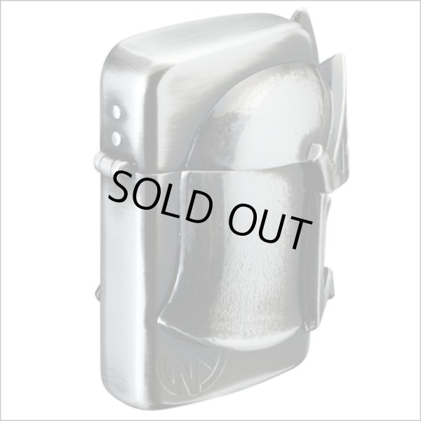 Photo5: Kinnikuman Robin Mask Big Face Metal Ronson Typhoon Silver Plating Japan Limited Oil Lighter (5)