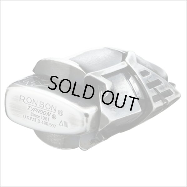 Photo4: Kinnikuman Robin Mask Big Face Metal Ronson Typhoon Silver Plating Japan Limited Oil Lighter (4)