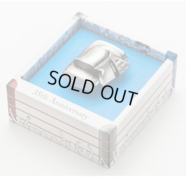 Photo6: Kinnikuman Robin Mask Big Face Metal Ronson Typhoon Silver Plating Japan Limited Oil Lighter (6)