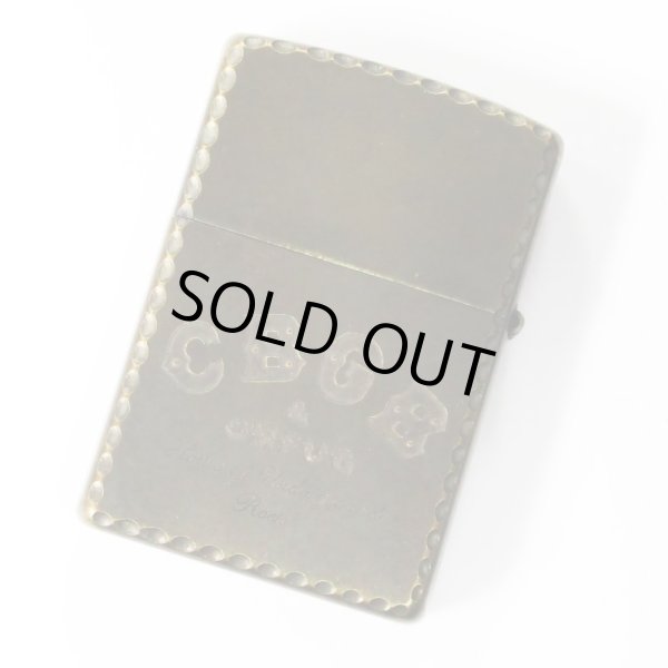 Photo2: Zippo CBGB & OMFUG Gold Skull Crossbones VIntage Feeling Finish Japan Limited Oil Lighter (2)