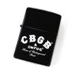 Photo1: VIntage Zippo CBGB & OMFUG Logo Black Plating Japan Limited Oil Lighter (1)