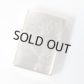 Zippo Cowboy Bebop Ain Matte Black Silver Both Sides Etching