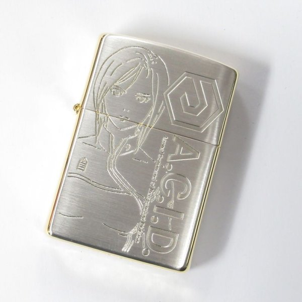 Photo1: Zippo EUREKA SEVEN HI-EVOLUTION Silver Gold Both Sides Etching Japan Limited Oil Lighter (1)