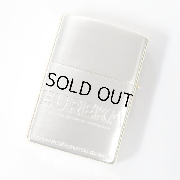 Photo2: Zippo EUREKA SEVEN HI-EVOLUTION Silver Gold Both Sides Etching Japan Limited Oil Lighter (2)