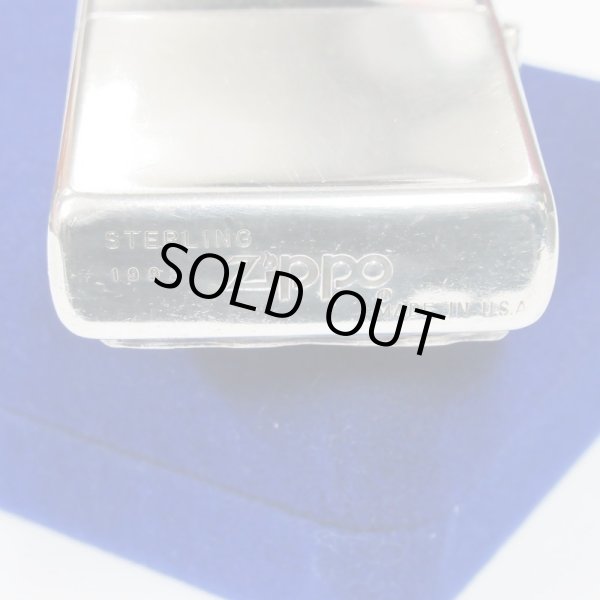 Photo7: Used Sterling Silver Marlboro Cowboy Metal Zippo 1993 Japan Limited Oil Lighter (7)