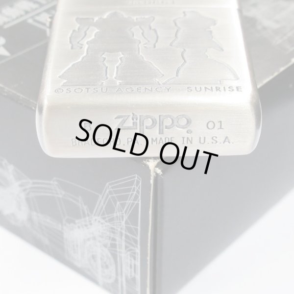 Photo5: Vintage Zippo MS-09 Dom Black Tri-Stars Mobile Suit Gundam 2-sides Etching Japan Limited Oil Lighter (5)