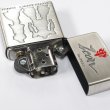 Photo3: Vintage Zippo MS-09 Dom Black Tri-Stars Mobile Suit Gundam 2-sides Etching Japan Limited Oil Lighter (3)