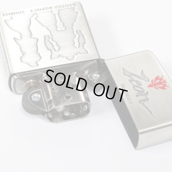 Photo3: Vintage Zippo MS-09 Dom Black Tri-Stars Mobile Suit Gundam 2-sides Etching Japan Limited Oil Lighter (3)