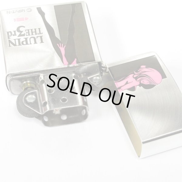 Photo3: Vintage Zippo Lupin the Third Fujiko Mine Shadow Spin Pattern Japan Limited Anime Oil Lighter (3)