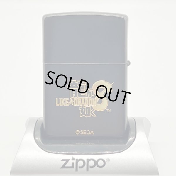 Photo4: Zippo Ryu ga Gotoku 8 Ichiban Kasuga Like a Dragon Matte Black Gold Both Sides Etching Japan Limited Oil Lighter (4)