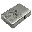 Photo2: Zippo Lycoris Recoil Chisato Takina Oxidized Silver 3-sides Etching Japan Limited Japanese Anime Oil Lighter (2)
