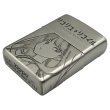 Photo1: Zippo Lycoris Recoil Chisato Takina Oxidized Silver 3-sides Etching Japan Limited Japanese Anime Oil Lighter (1)