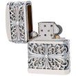Photo2: Zippo Gothic Arabesque Cross Full Metal Jacket Oxidized Silver Plating Japan Limited Heavy Weight Oil Lighter (2)