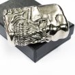 Photo3: Zippo Big Skull Face Full Metal Jacket Black Nickel Barrel Japan Limited Heavy Weight Oil Lighter (3)