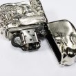 Photo7: Zippo Big Skull Face Full Metal Jacket White Nickel Barrel Japan Limited Heavy Weight Oil Lighter (7)