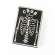 Photo1: VIntage Zippo CBGB & OMFUG Logo Skeleton Silver Etching Japan Limited Oil Lighter (1)