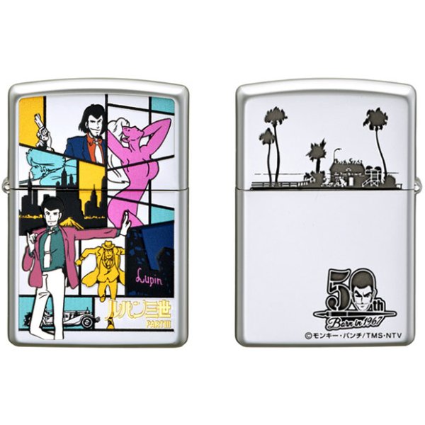 Photo5: Zippo Lupin the Third Original Manga 50th Anniversary Model Part III Both Sides Etching Japan Limited Oil Lighter (5)
