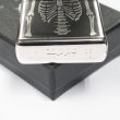 Photo4: VIntage Zippo CBGB & OMFUG Logo Skeleton Silver Etching Japan Limited Oil Lighter (4)