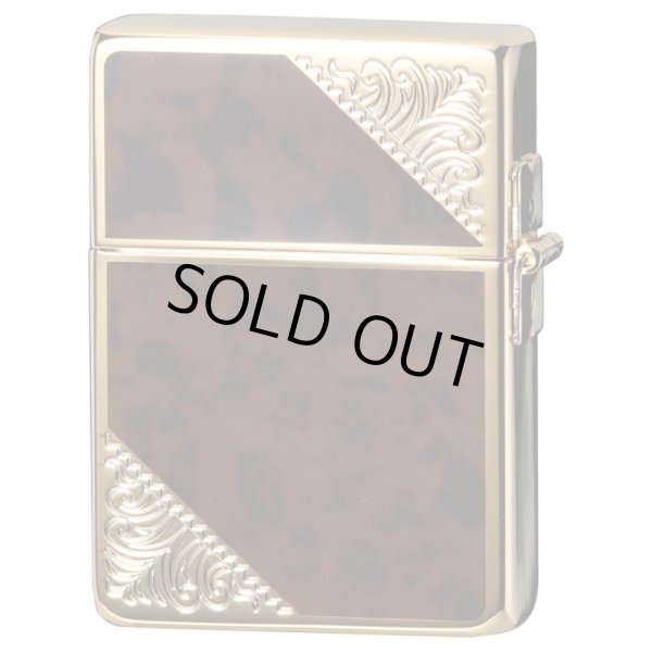 Photo3: Zippo 1935 Replica Venetian Design Both Sides Etching Gold Plating Japan Limited Oil Lighter (3)