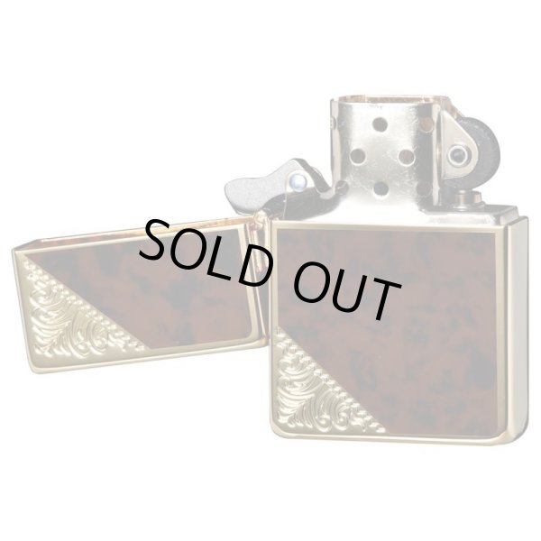 Photo2: Zippo 1935 Replica Venetian Design Both Sides Etching Gold Plating Japan Limited Oil Lighter (2)