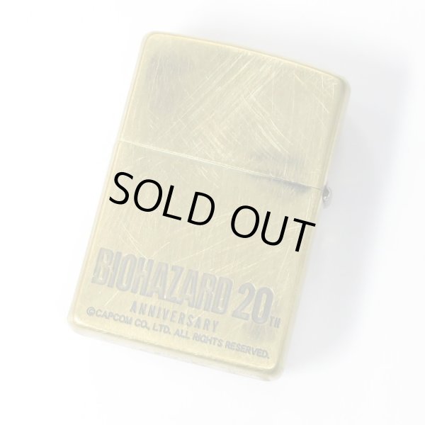 Photo2: Zippo BIOHAZARD S.T.A.R.S. Metal 20th Anniversary 3-sides Etching Used Finish Vintage Feeling Japan Limited Oil Lighter (2)