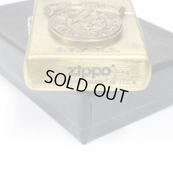 Photo5: Zippo BIOHAZARD S.T.A.R.S. Metal 20th Anniversary 3-sides Etching Used Finish Vintage Feeling Japan Limited Oil Lighter (5)