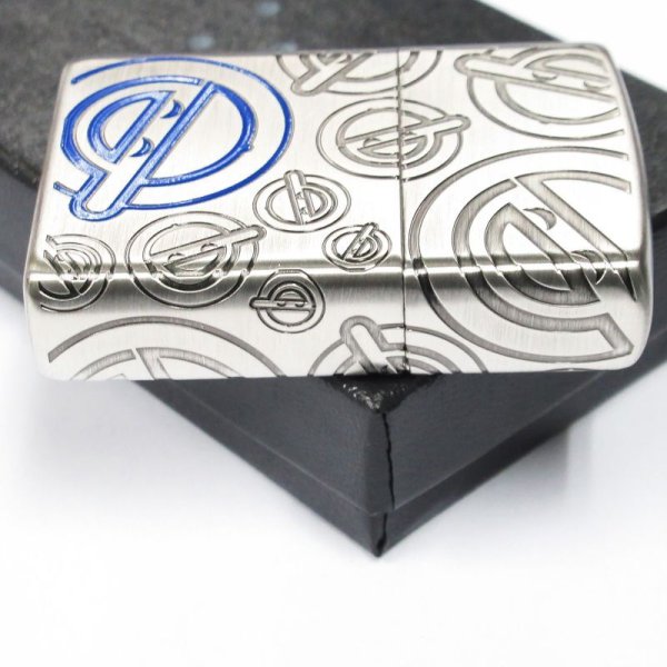 Photo3: Zippo 攻殻機動隊 STAND ALONE COMPLEX SAC The Laughing Man Oxidized Silver 3-sides Etching Japan Limited Oil Lighter (3)