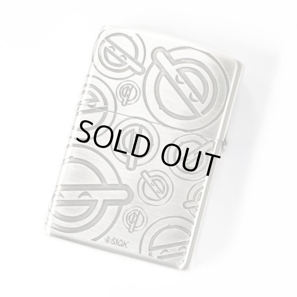 Photo2: Zippo 攻殻機動隊 STAND ALONE COMPLEX SAC The Laughing Man Oxidized Silver 3-sides Etching Japan Limited Oil Lighter (2)