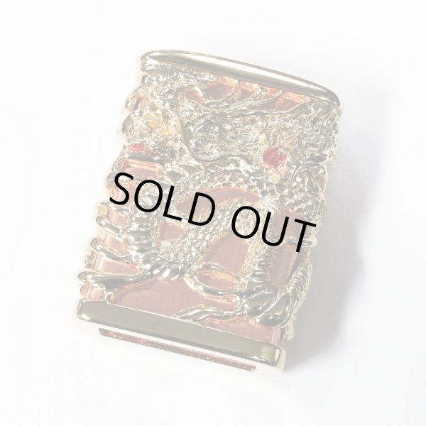 Photo1: Zippo Sky Dragon Tenryu Full Metal Jacket Heavy Weight Gold Japan Limited Oil Lighter (1)