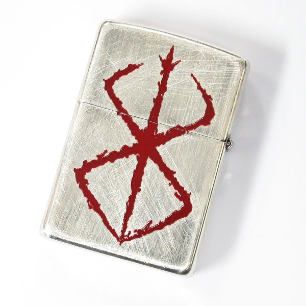 Photo2: Zippo BERSERK Guts Both Sides Etching Used Finish Feeling Japanese Anime Japan Limited Oil Lighter (2)