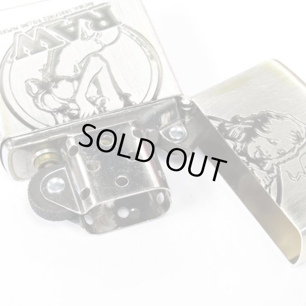 Photo3: Zippo Rockin'Jelly Bean RAW Girl Used Finish Feeling Japan Limited EROSTIKA Cool (3)