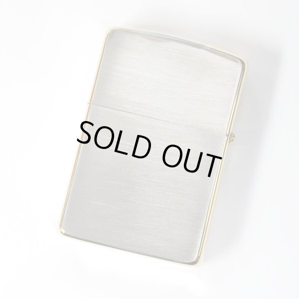 Photo2: Outlet Vintage Zippo Logo Etching Silver Gold 1989 Oil Lighter (2)