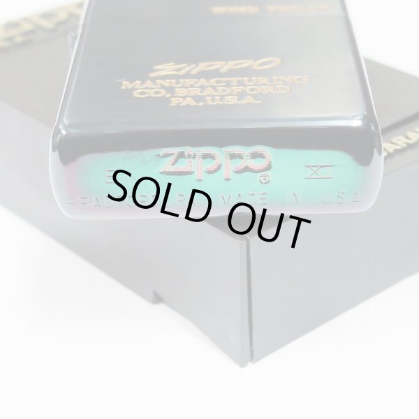 Photo7: Outlet Vintage Zippo Logo Etching Black 1995 Japan Limited Oil Lighter (7)