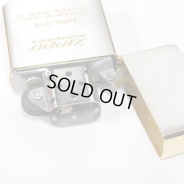 Photo3: Outlet Vintage Zippo Logo Etching Silver Gold 1989 Oil Lighter (3)