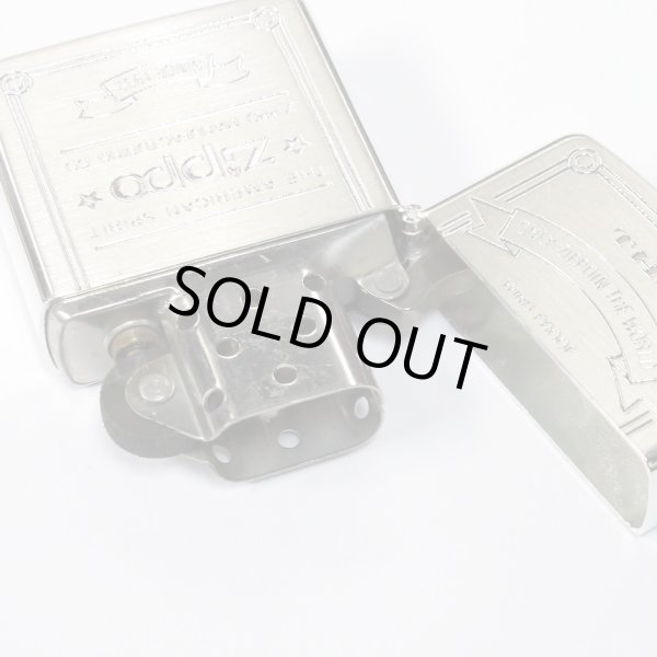 Photo3: Outlet Vintage Zippo Logo Italic Bottom Etching Silver 1990 Japan Limited Oil Lighter (3)