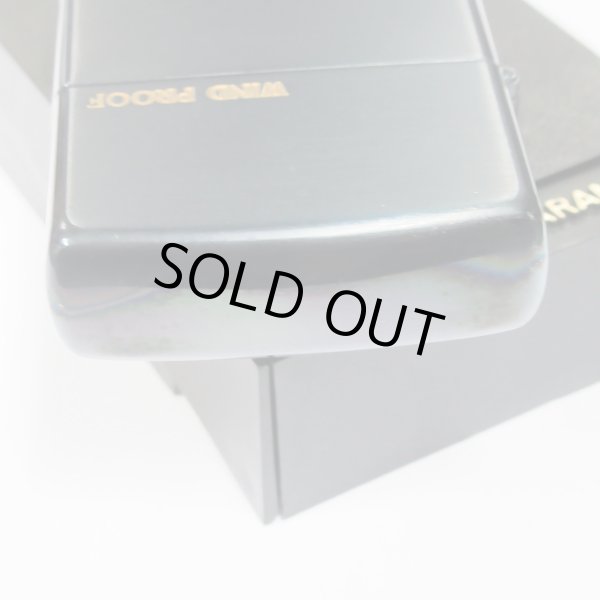 Photo4: Outlet Vintage Zippo Logo Etching Black 1995 Japan Limited Oil Lighter (4)