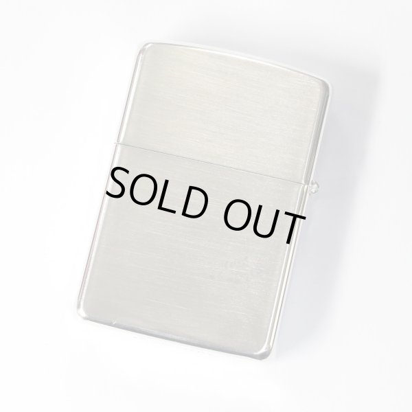 Photo2: Outlet Vintage Zippo Logo Italic Bottom Etching Silver 1990 Japan Limited Oil Lighter (2)