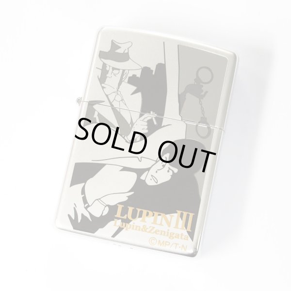 Photo1: Vintage Zippo Lupin the Third Zenigata 2008 Japan Limited Japanese Anime Oil Lighter (1)