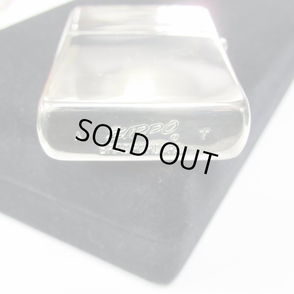 Photo4: Outlet Vintage Zippo American Eagle Etching Italic Bottom Silver 1989 Japan Limited Oil Lighter (4)